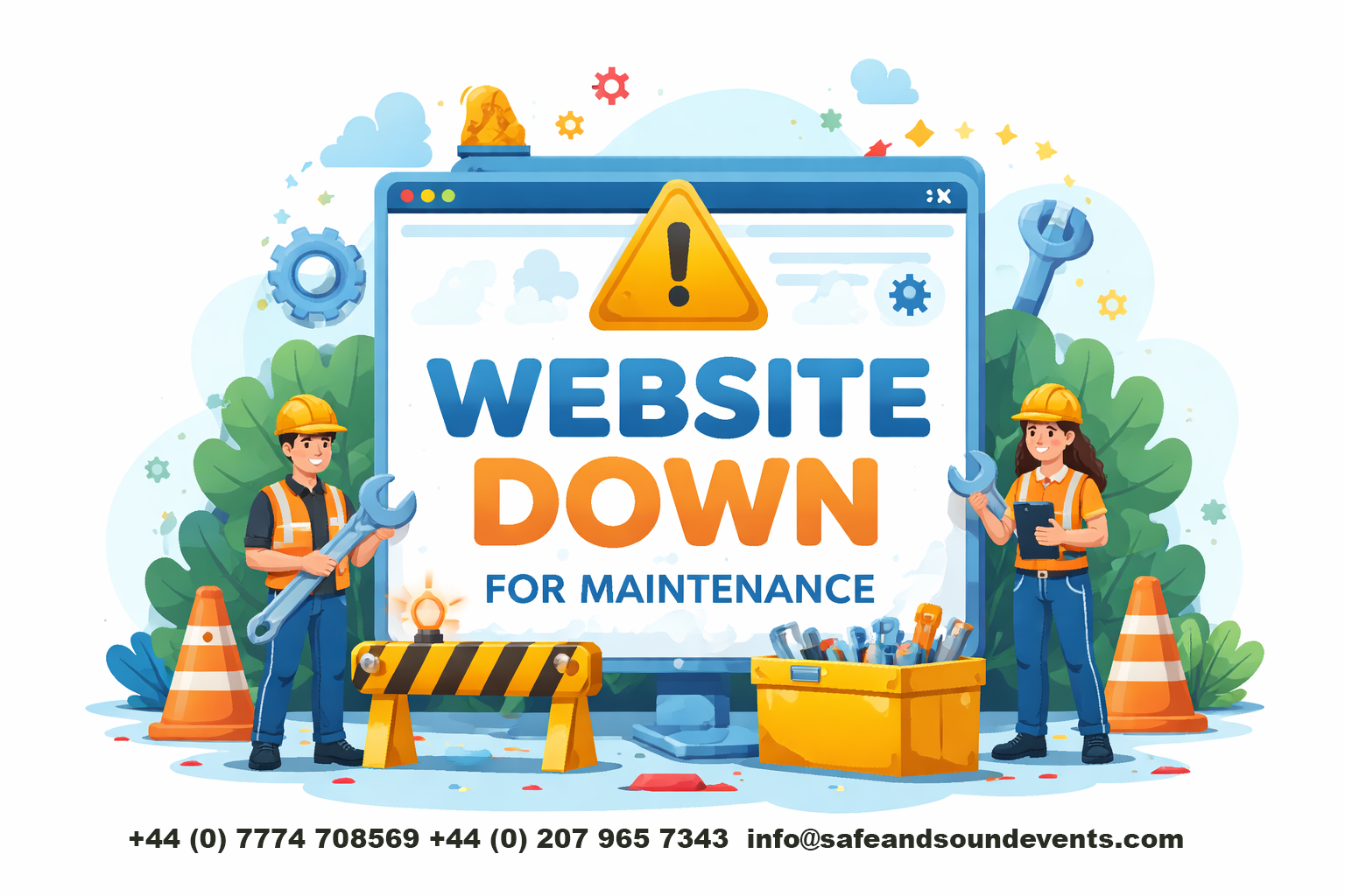 Website down for maintenance